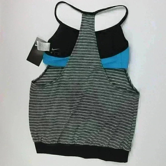 NEW! Nike Women’s S Stripe Tankini Top NWT $106 - Picture 4 of 4